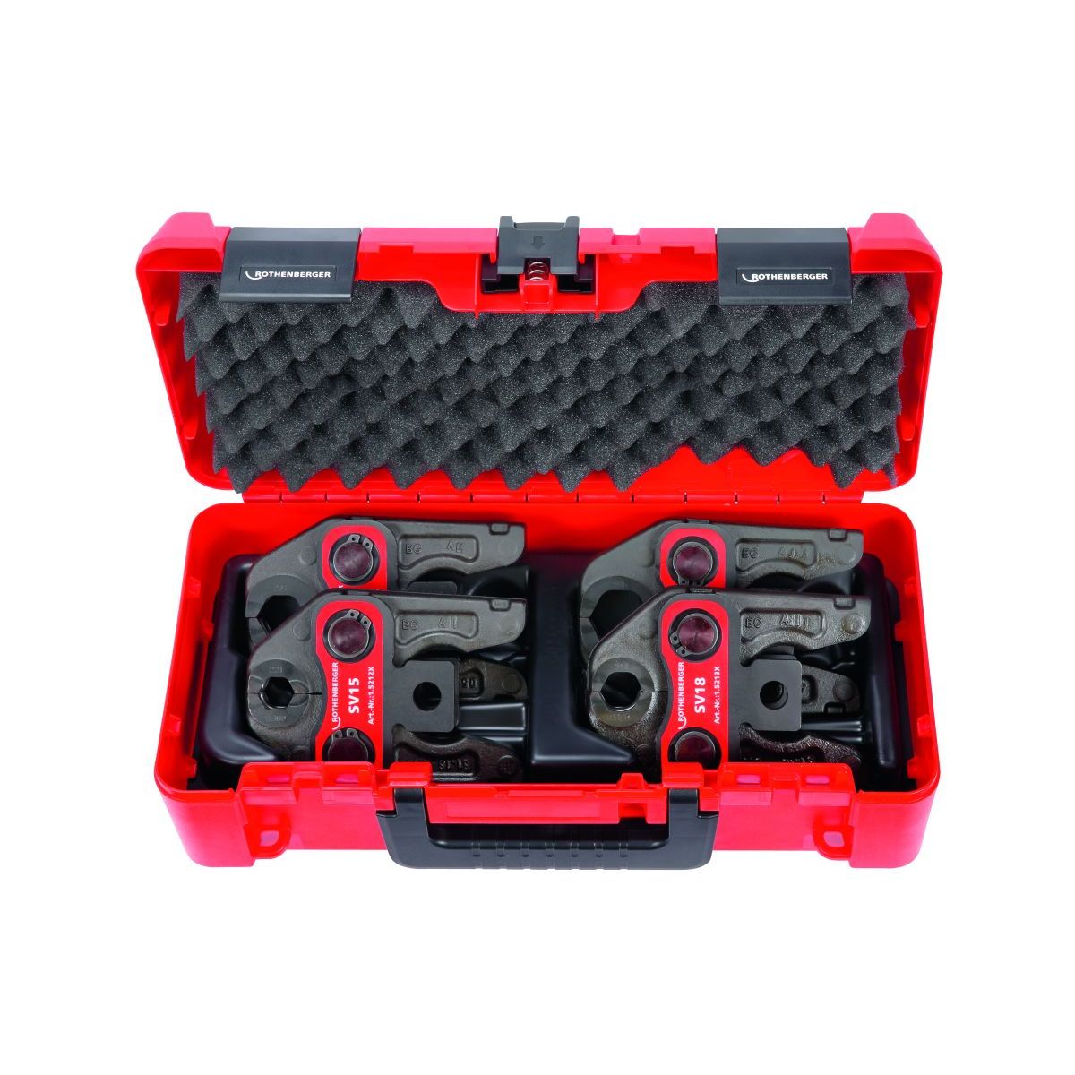 ROTHENBERGER Pressbackenset Standard, SV15-18-22-28mm