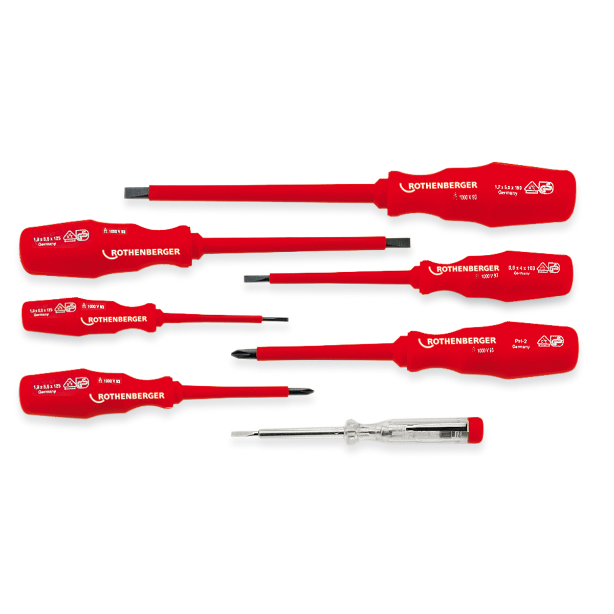 ROTHENBERGER Schraubendr VDE 7-teiliges Set