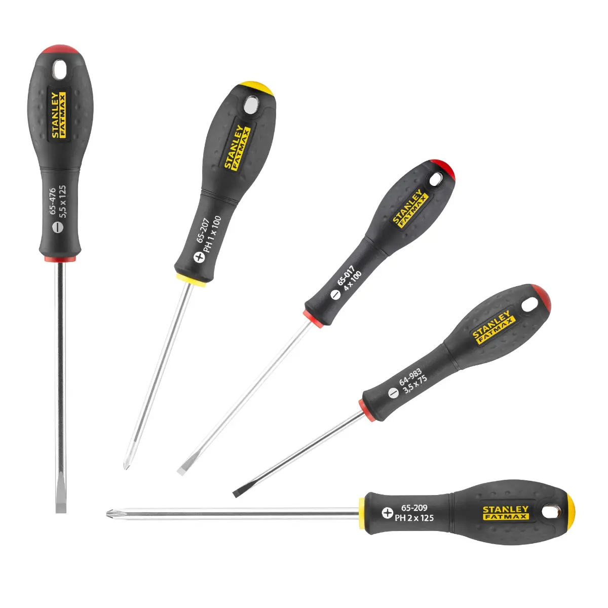 STANLEY FATMAX Schraubendreher-Set 5-teilig Schl. Phillips Qualitätsstahl sandgestrahlt