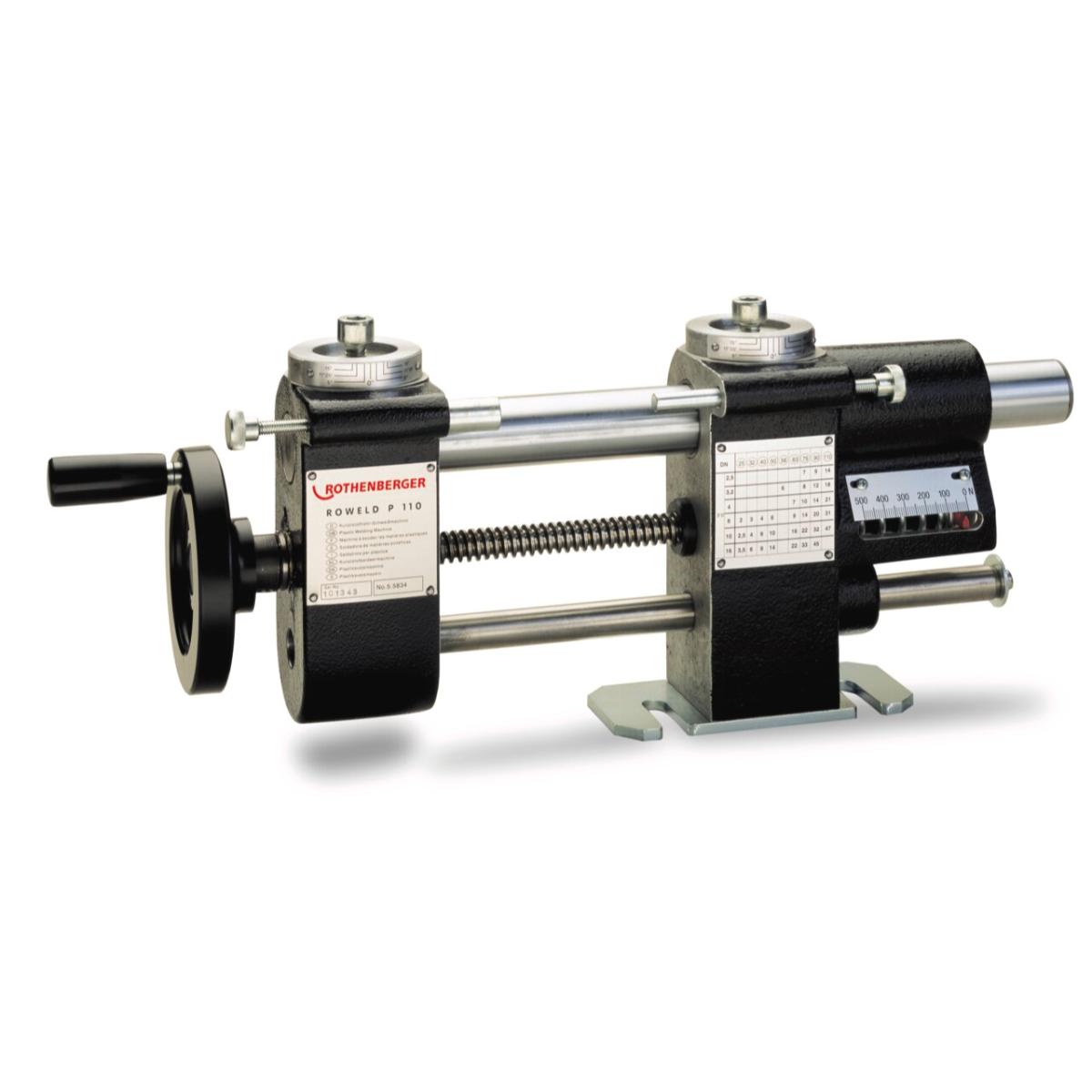 ROTHENBERGER ROWELD P110 Grundmaschine mit Tischhalterung