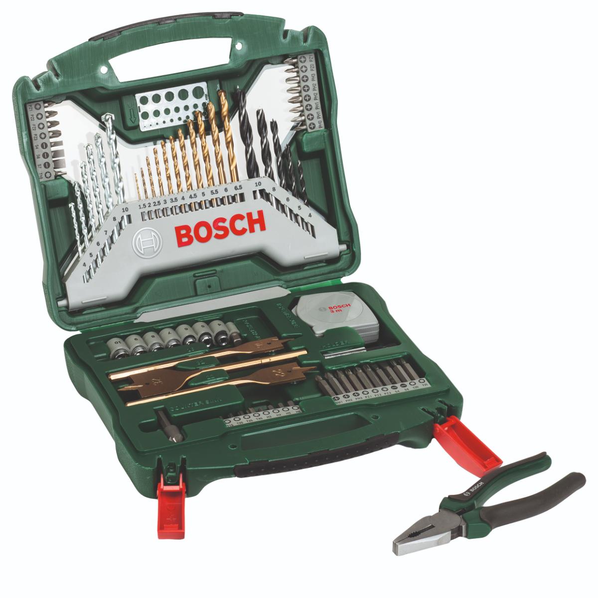 Bosch X-Line Zubehörkoffer Zangen, 70-teiliges Set