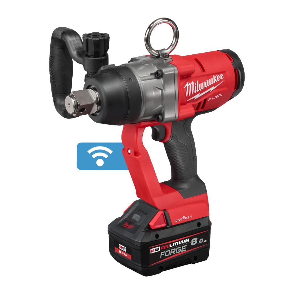 Milwaukee M18 FUEL ONE-KEY 1 Zoll Akku-Schlagschrauber mit Sprengring M18ONEFHIWF1-802X