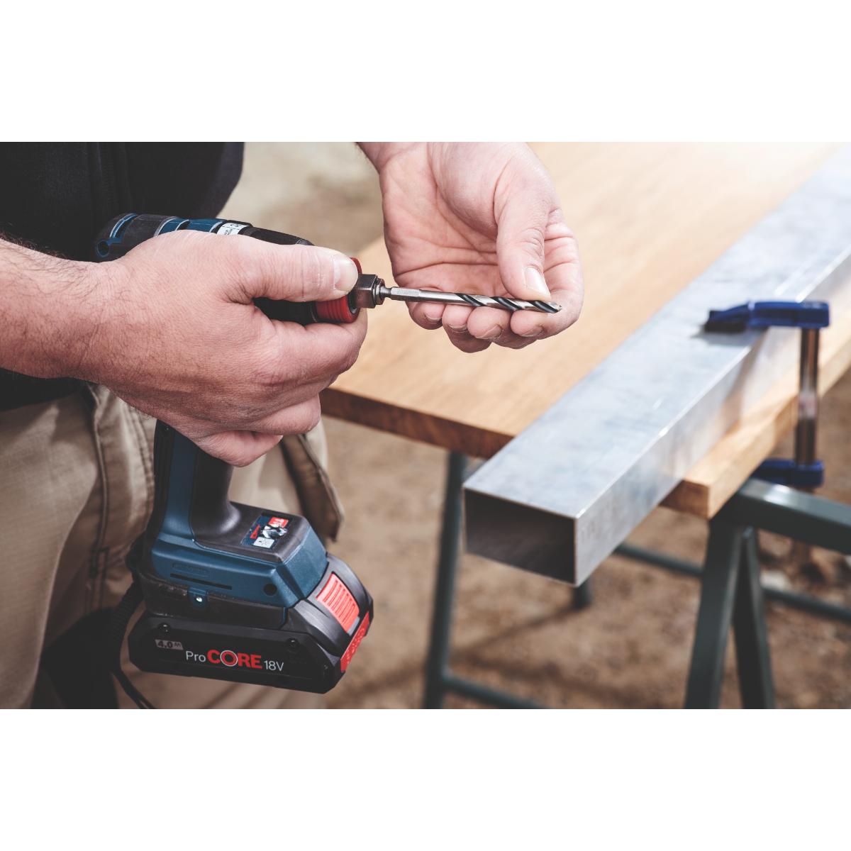 Bosch HSS PointTeQ Sechskantbohrer 12,0 mm, 5-tlg.