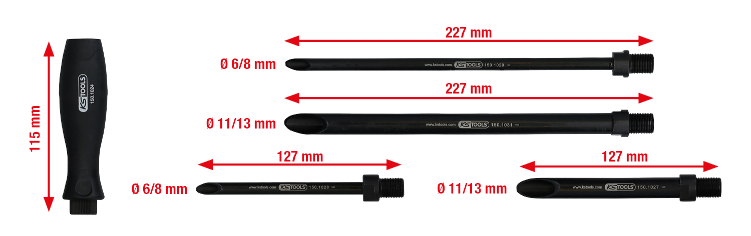 KS Tools Kabelführungshilfe-Satz, 5-tlg