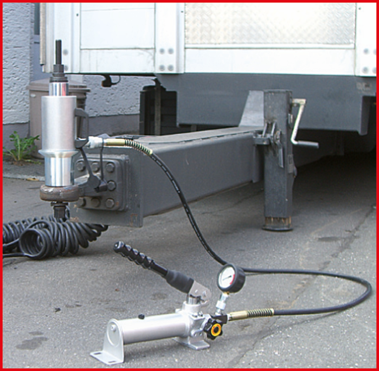KS Tools Hydraulik-Zug- und Druckeinheit, 4-tlg