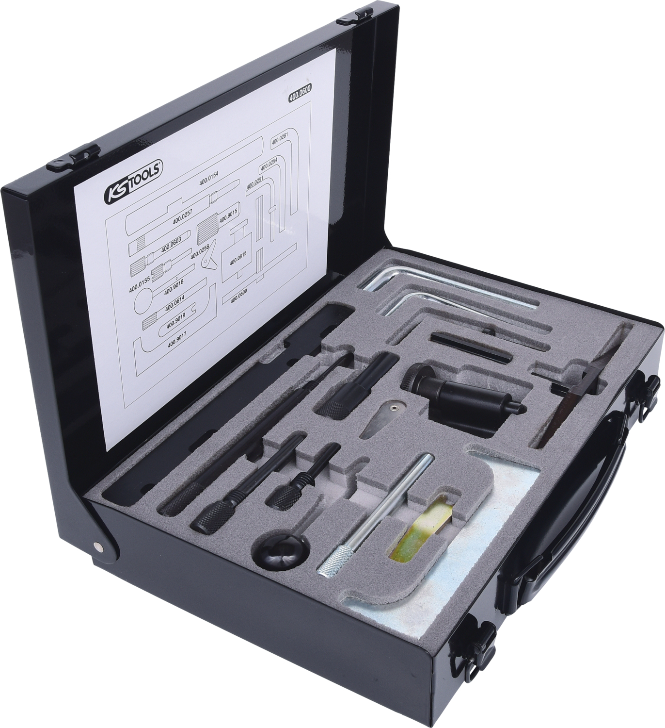 KS Tools Motoreinstell-Werkzeug-Satz für Ford - Mazda, 20-tlg