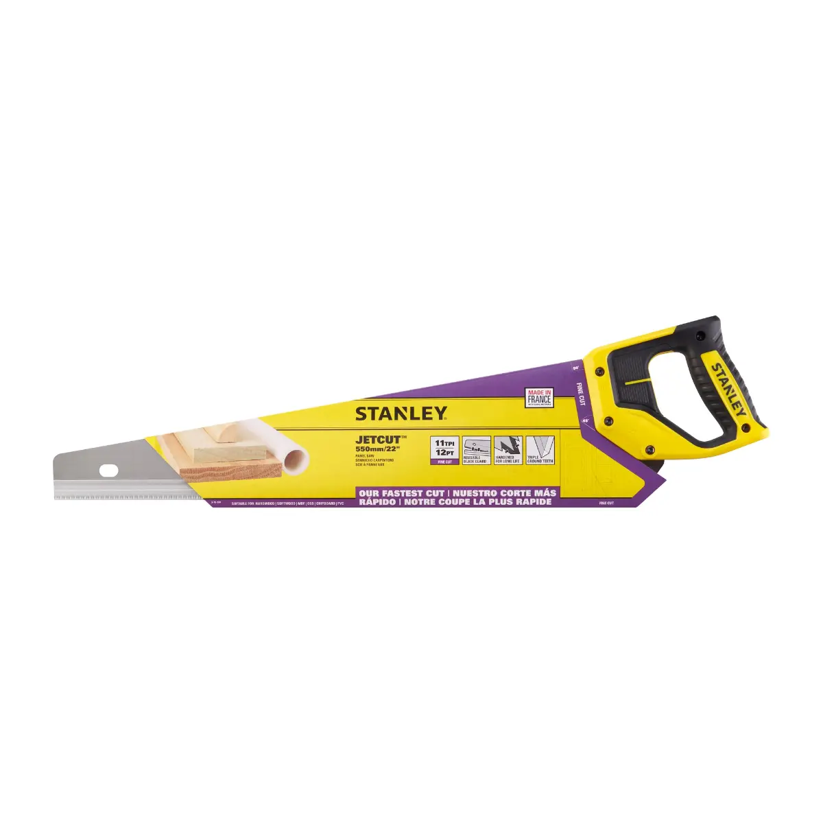 STANLEY JETCUT Handsäge 550mm 11TPI