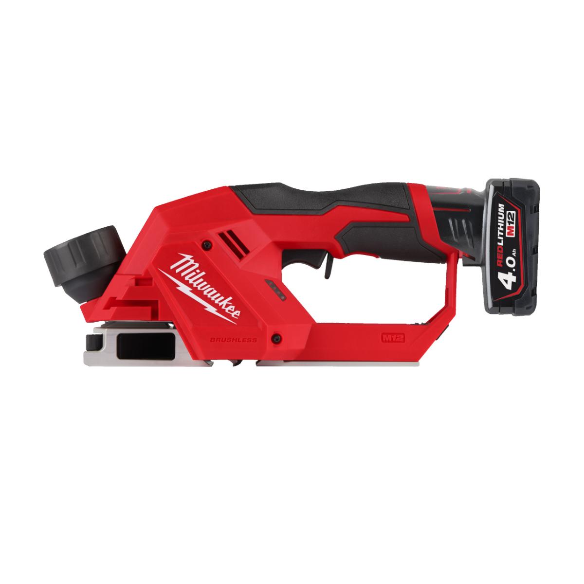 Milwaukee M12BLP-402X Akku-Hobel