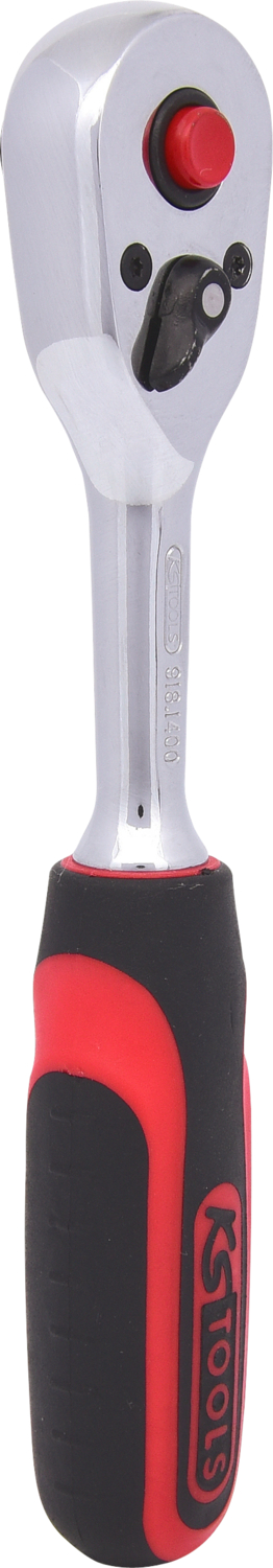 KS Tools 1/4" CHROMEplus Umschaltknarre, 45 Zahn