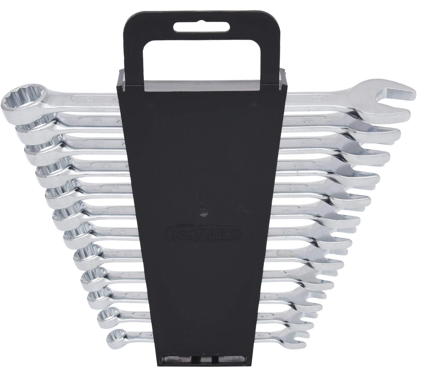 KS Tools Ringmaulschlüssel-Satz, abgewinkelt, 12-tlg 8-19mm