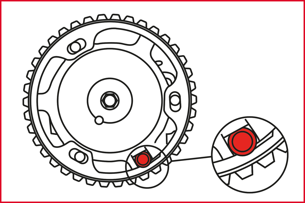 KS Tools Motoreinstell-Werkzeug-Satz für PSA, 12-tlg