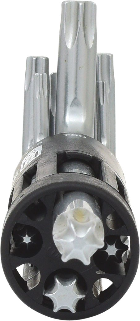 KS Tools 3 in 1 Kugelkopf-Torx-Winkelstiftschlüssel-Satz,lang,8-tlg