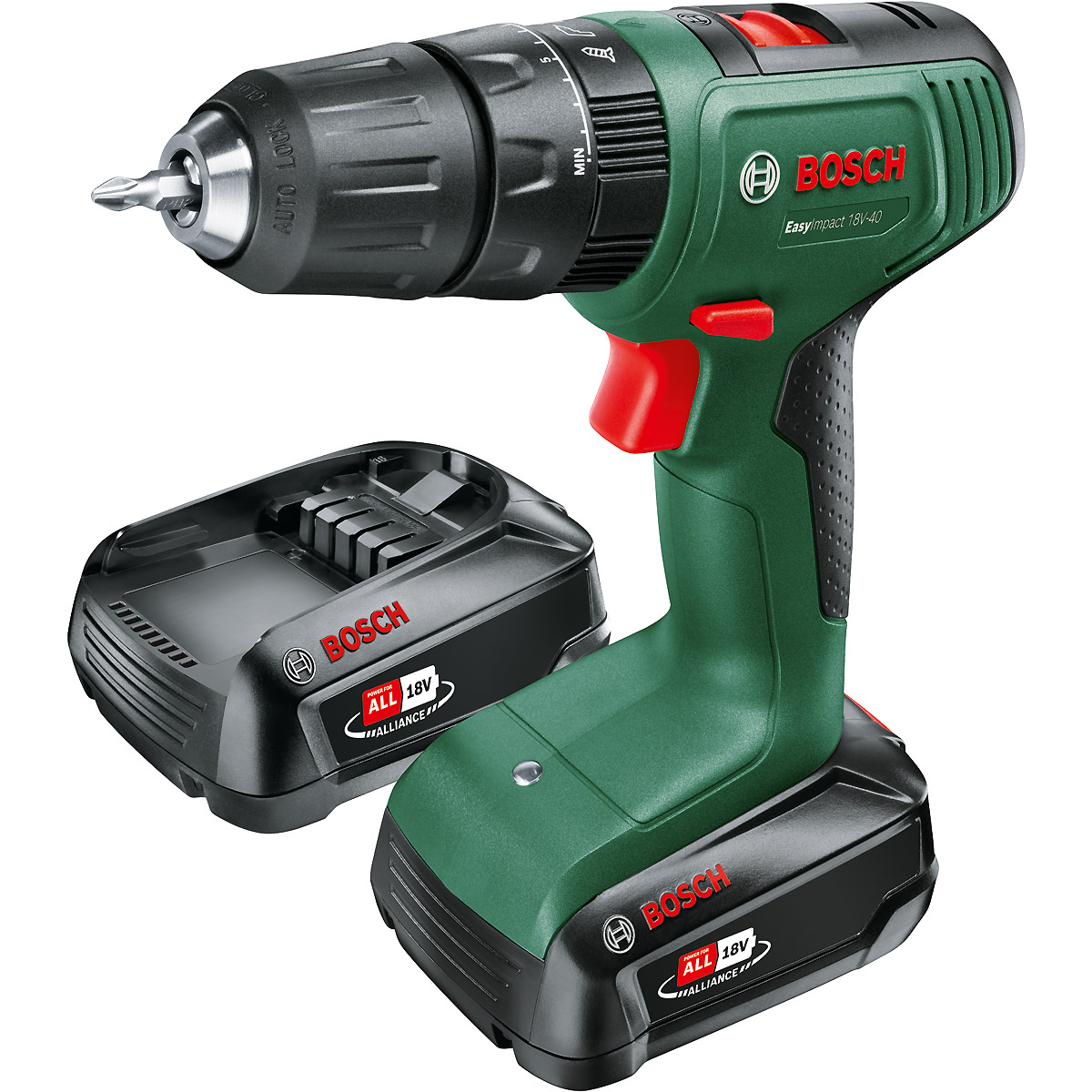 Bosch EasyImpact 18V-40 Akku-Schlagbohrschrauber mit Koffer