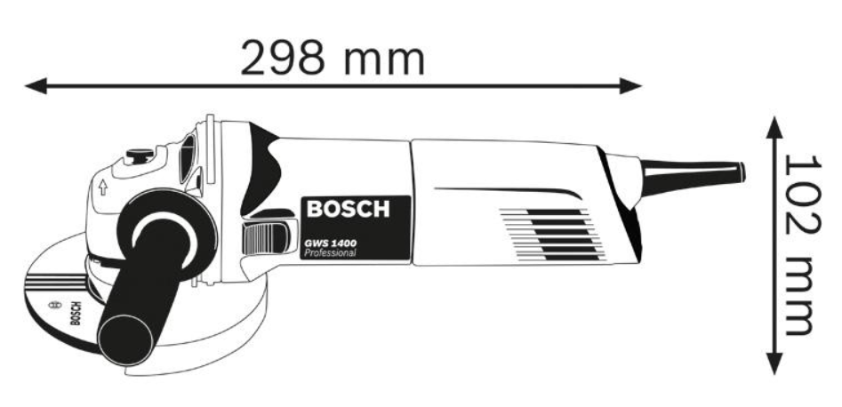 Bosch Winkelschleifer GWS 1400