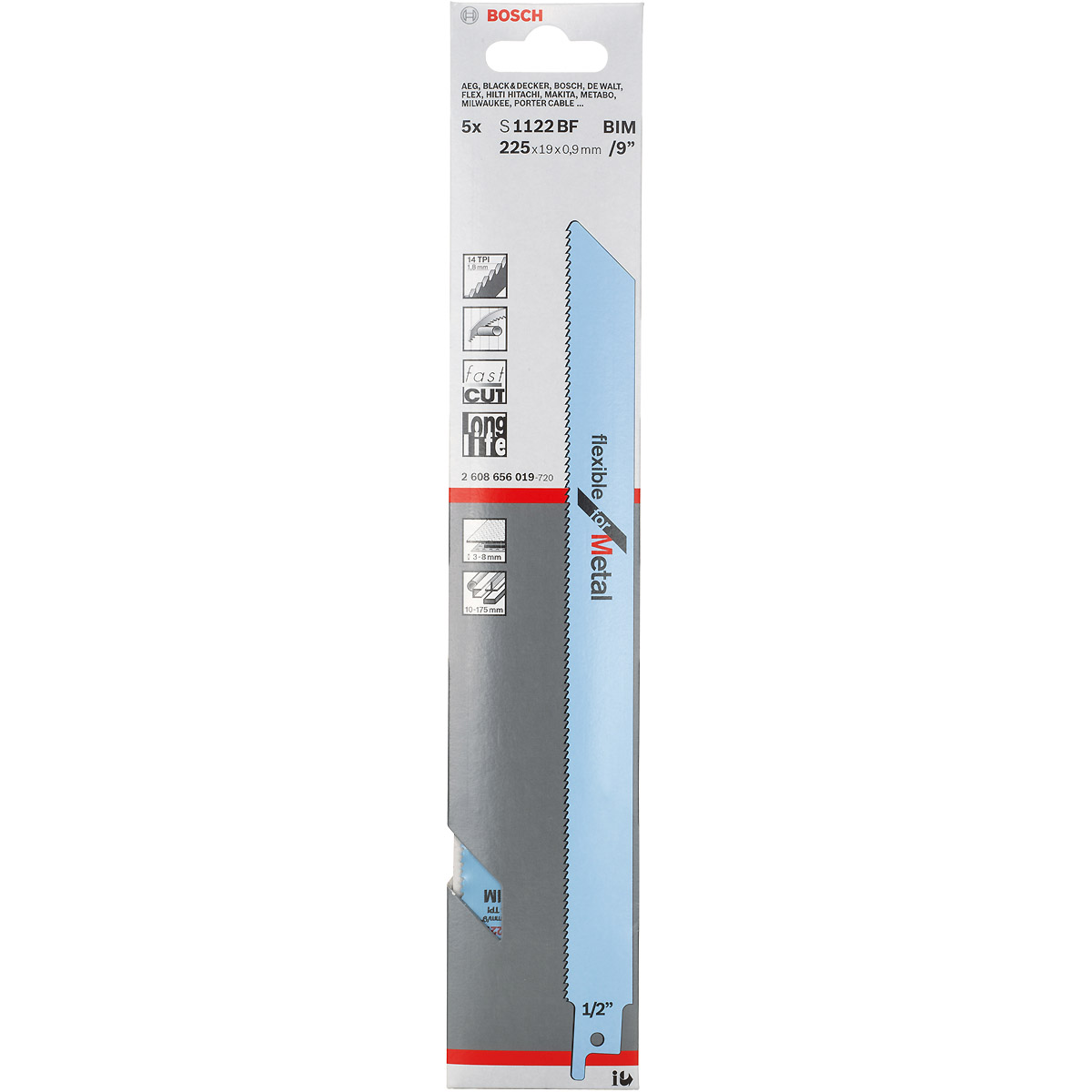 Bosch Säbelsägeblatt S 1122 BF Flexible for Metal