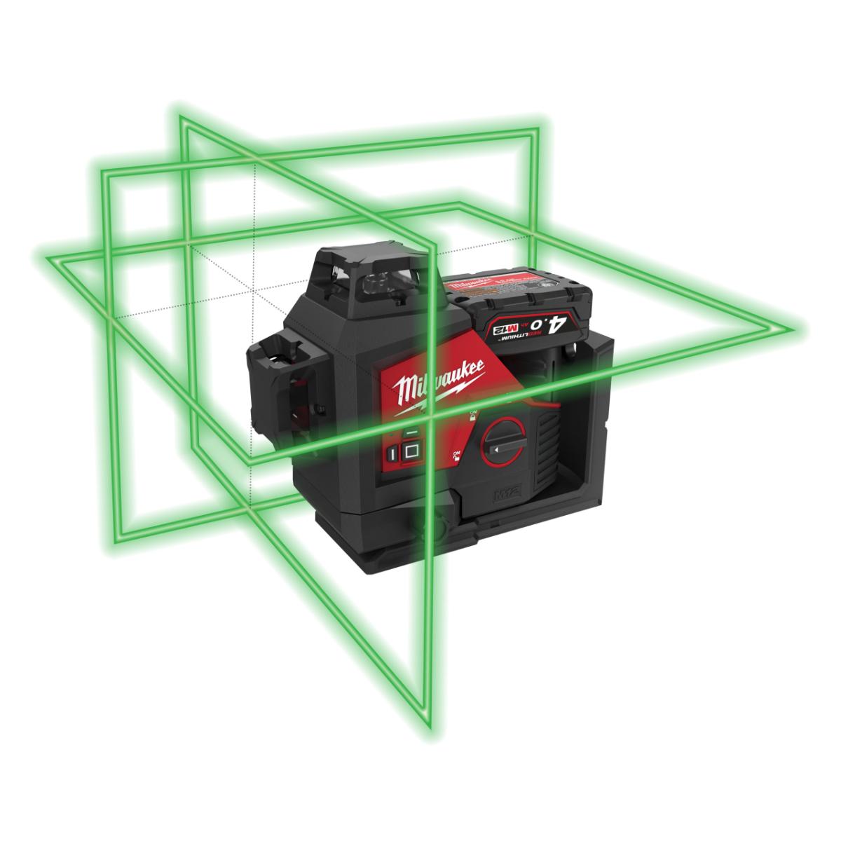 Milwaukee Kreuzlinienlaser 3x 360° M12 3PL-0C