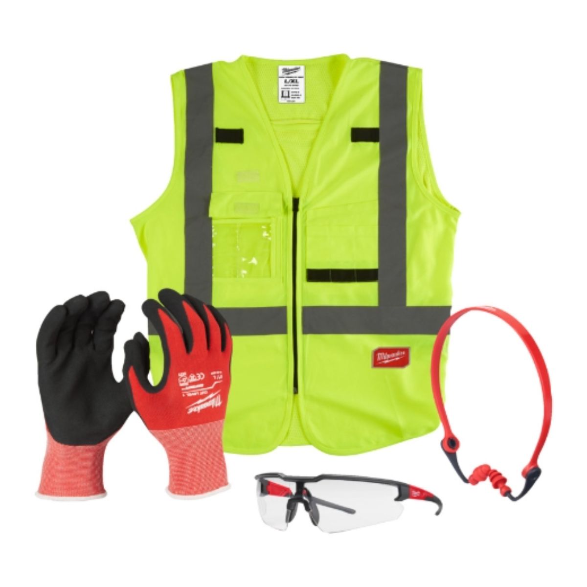 Milwaukee PSA Starter-Set für Bau 4-teilig