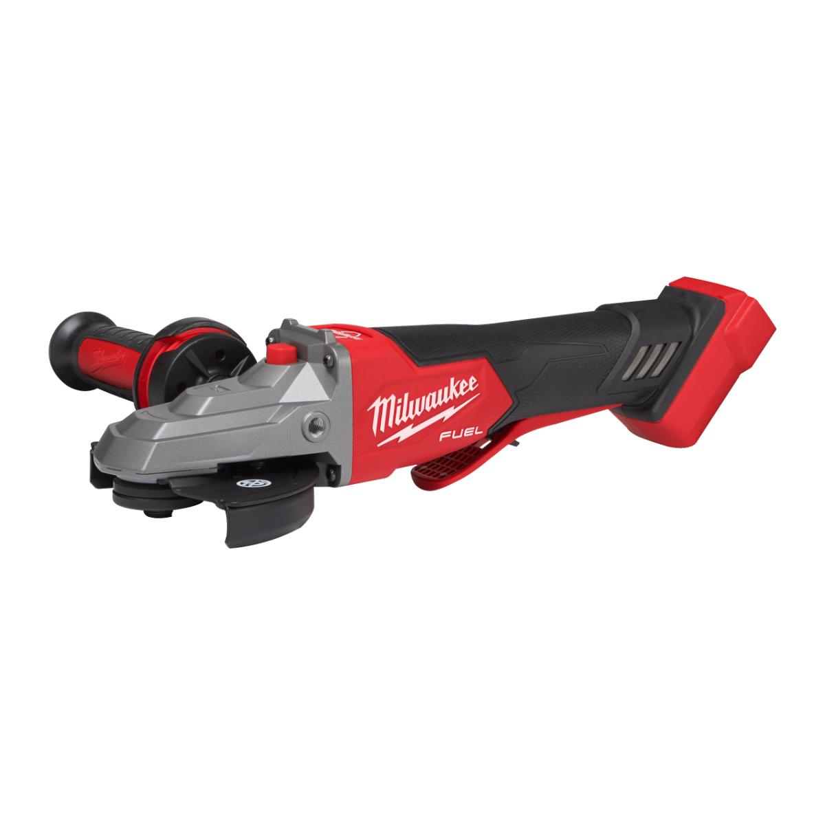 Milwaukee FUEL Akku-Flachkopf-Sicherheits-Winkelschleifer M18 FSAGF125XPDB-0X