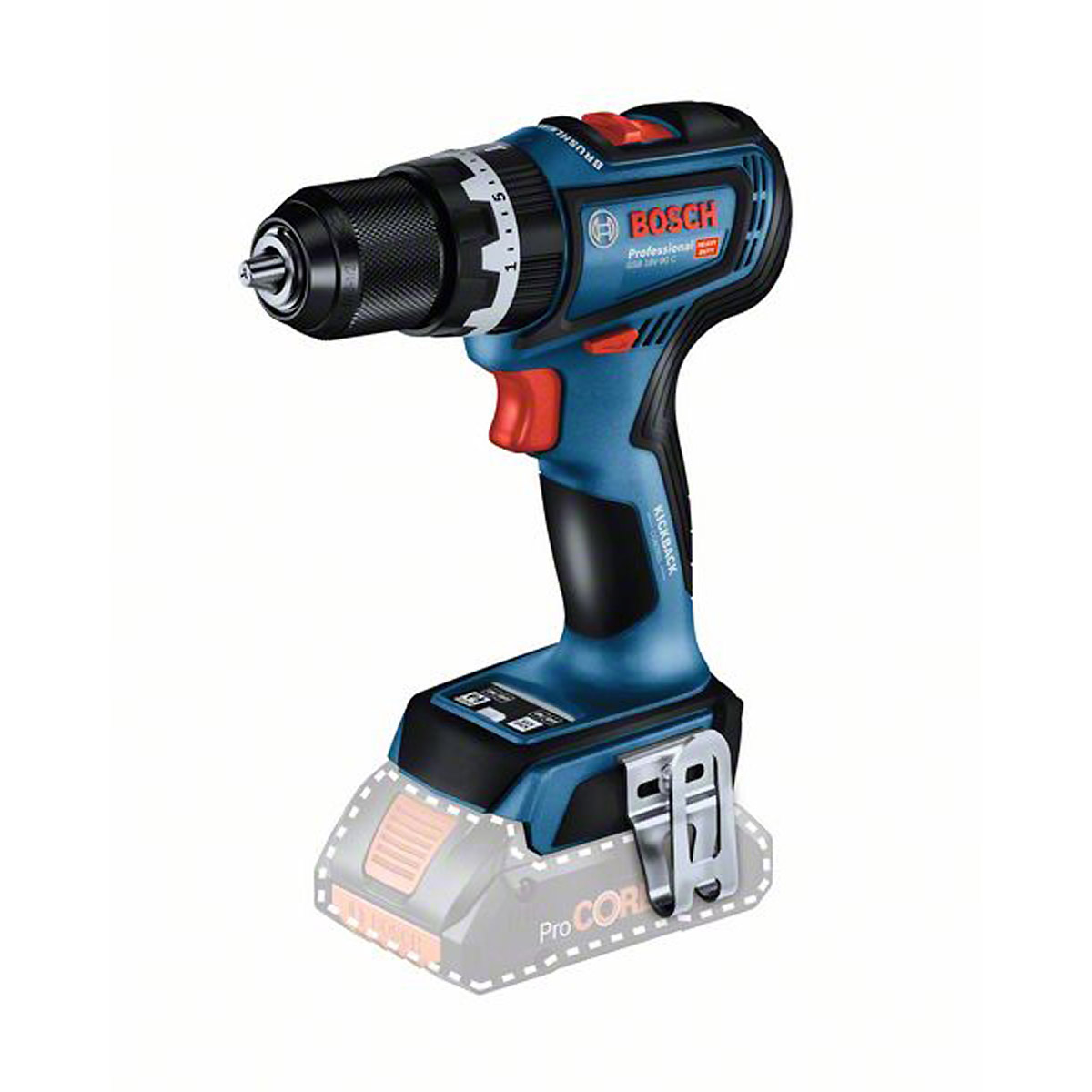 Bosch Akku-Schlagbohrschrauber GSB 18V-90 C, Solo-Gerät