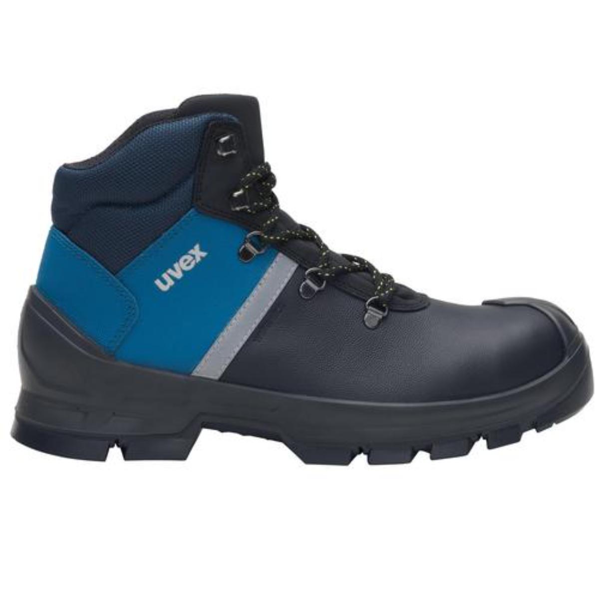 uvex 2 construction Sicherheitsschuh Stiefel S3, schwarz/Petrol