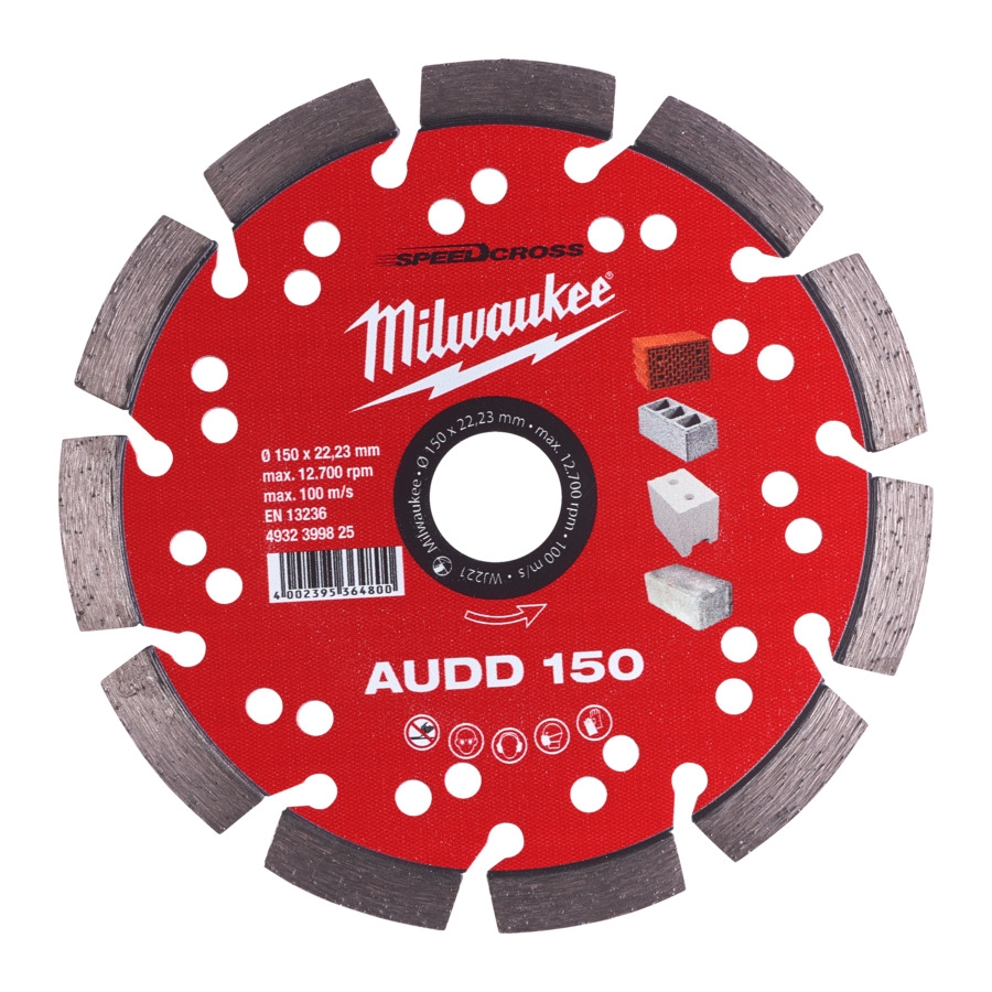 Milwaukee - DIAMANT-TRENNSCH. SPEEDCROSS AUDD150 - 4932399825