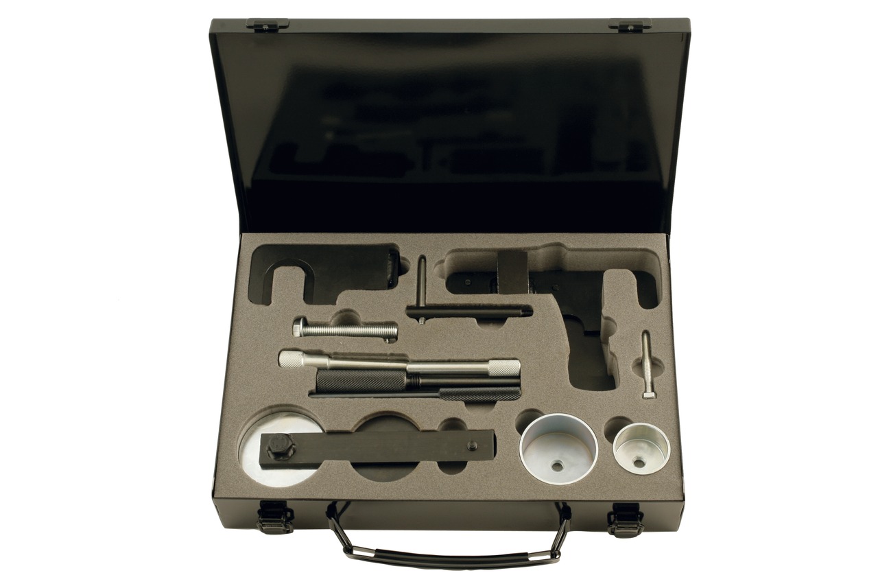 KS Tools Motoreinstell-Werkzeug-Satz für Nissan - Opel - Renault, 15-tlg
