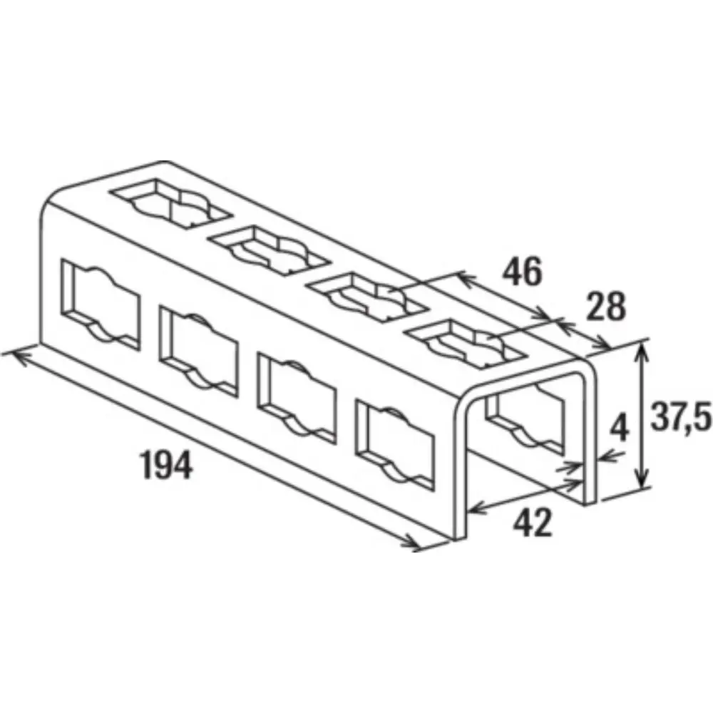 Fischer Schienenverbinder PFUF OC