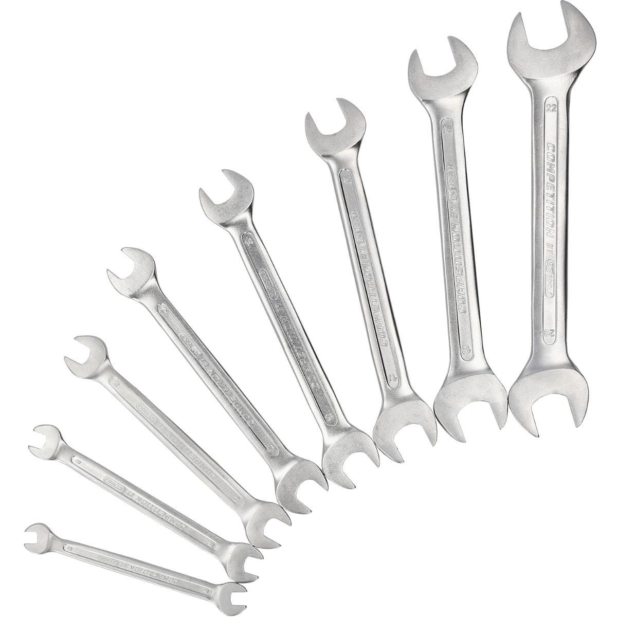 COMPETITION Doppel-Maulschlüssel 8-teiliegs Set