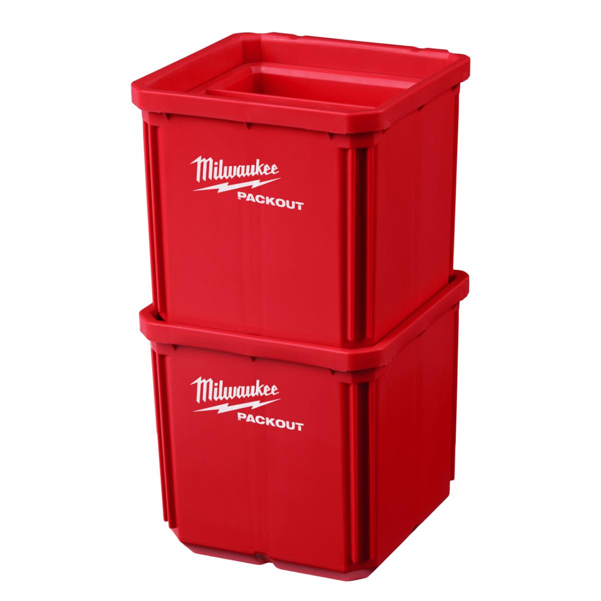 Milwaukee PACKOUT Behälter 2-teilig 10x10 cm