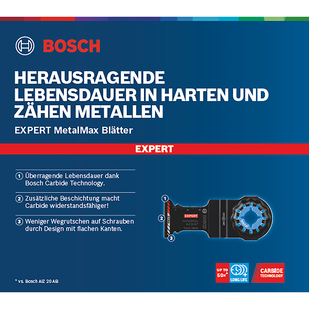 Bosch EXPERT Tauchsägeblatt Metal AIZ32AIT 1St EXPE