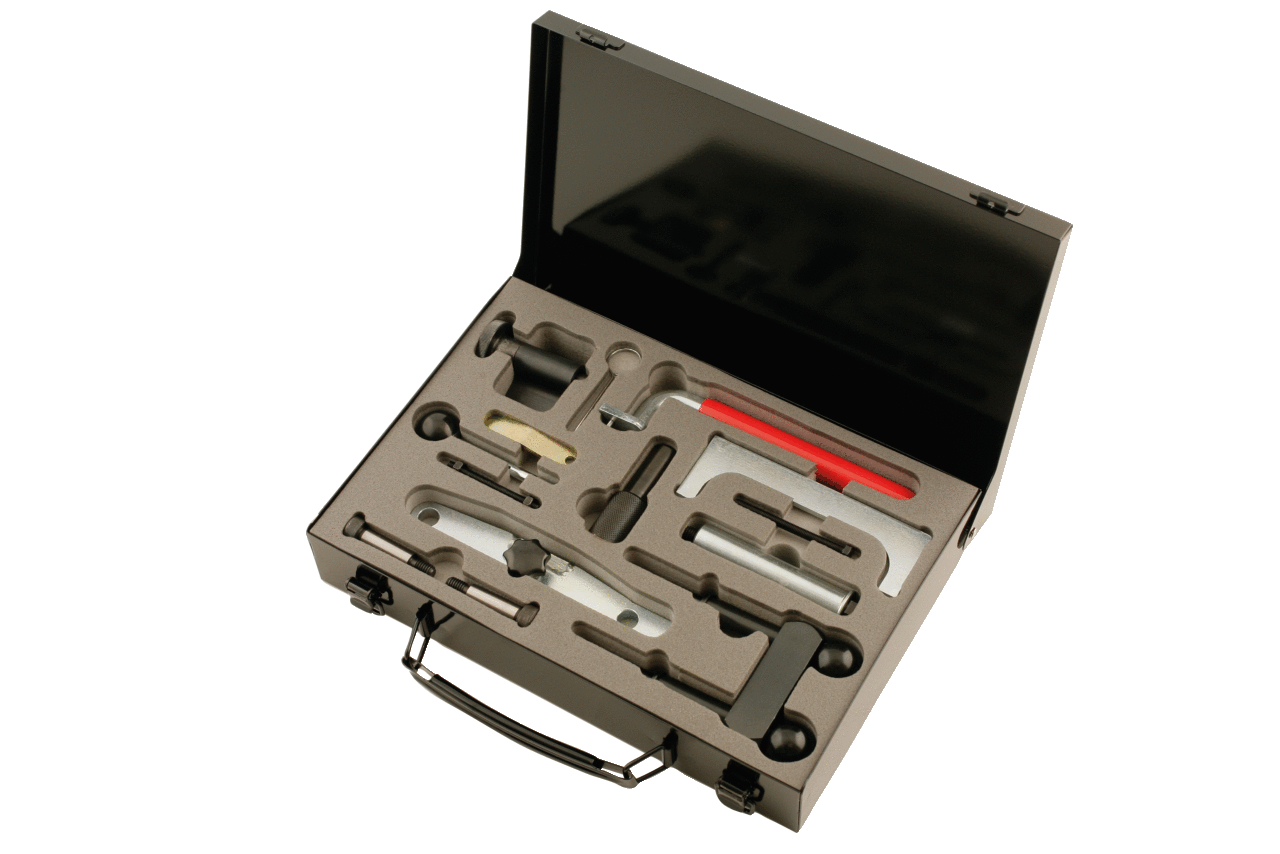 KS Tools Motoreinstell-Werkzeug-Satz für VAG, 12-tlg Audi, Seat, VW