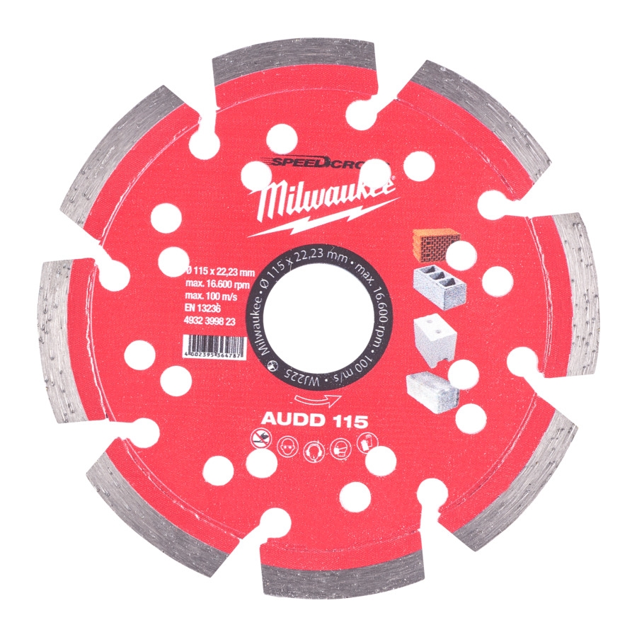 Milwaukee Speedcross Diamanttrennscheibe AUDD