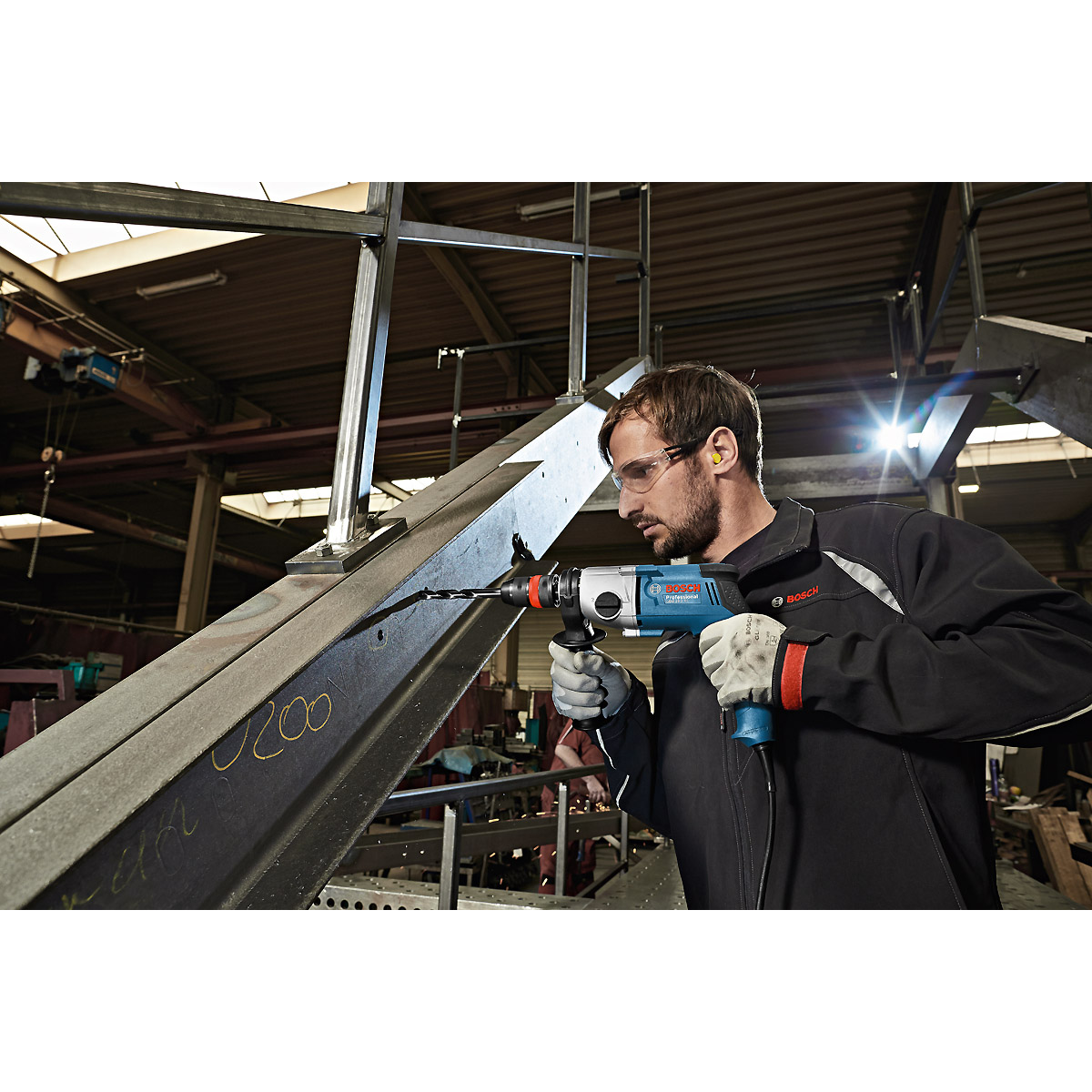 Bosch Bohrmaschine GBM 13-2 RE, mit Zahnkranzbohrfutter 1,5 - 13 mm