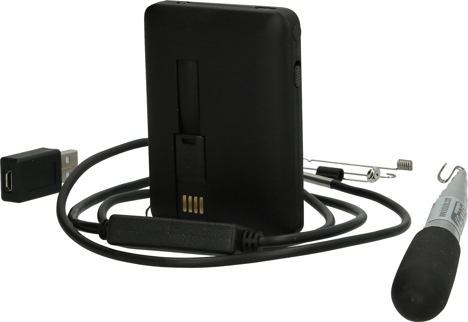 KS Tools Wi-Fi-Videoskop-Satz mit Ø 3,9 mm 0° HD Frontkamera-Sonde, 7-tlg