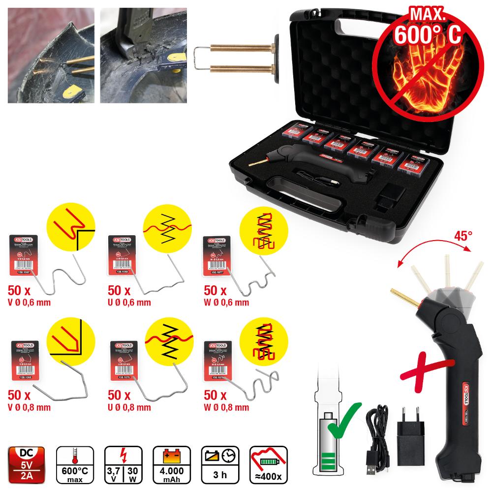 KS Tools Kunststoffreparatur-Satz, 303-tlg