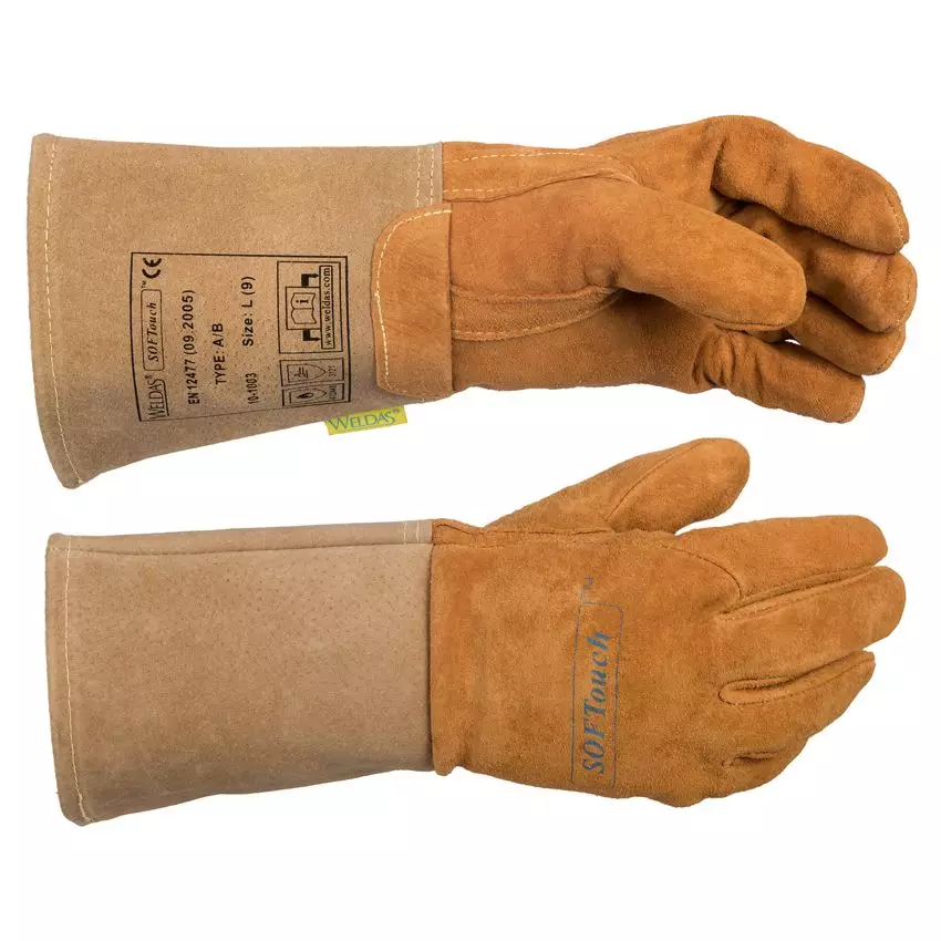 ELMAG 5-Finger-Schweißerhandschuhe WELDAS 10-1003 XL