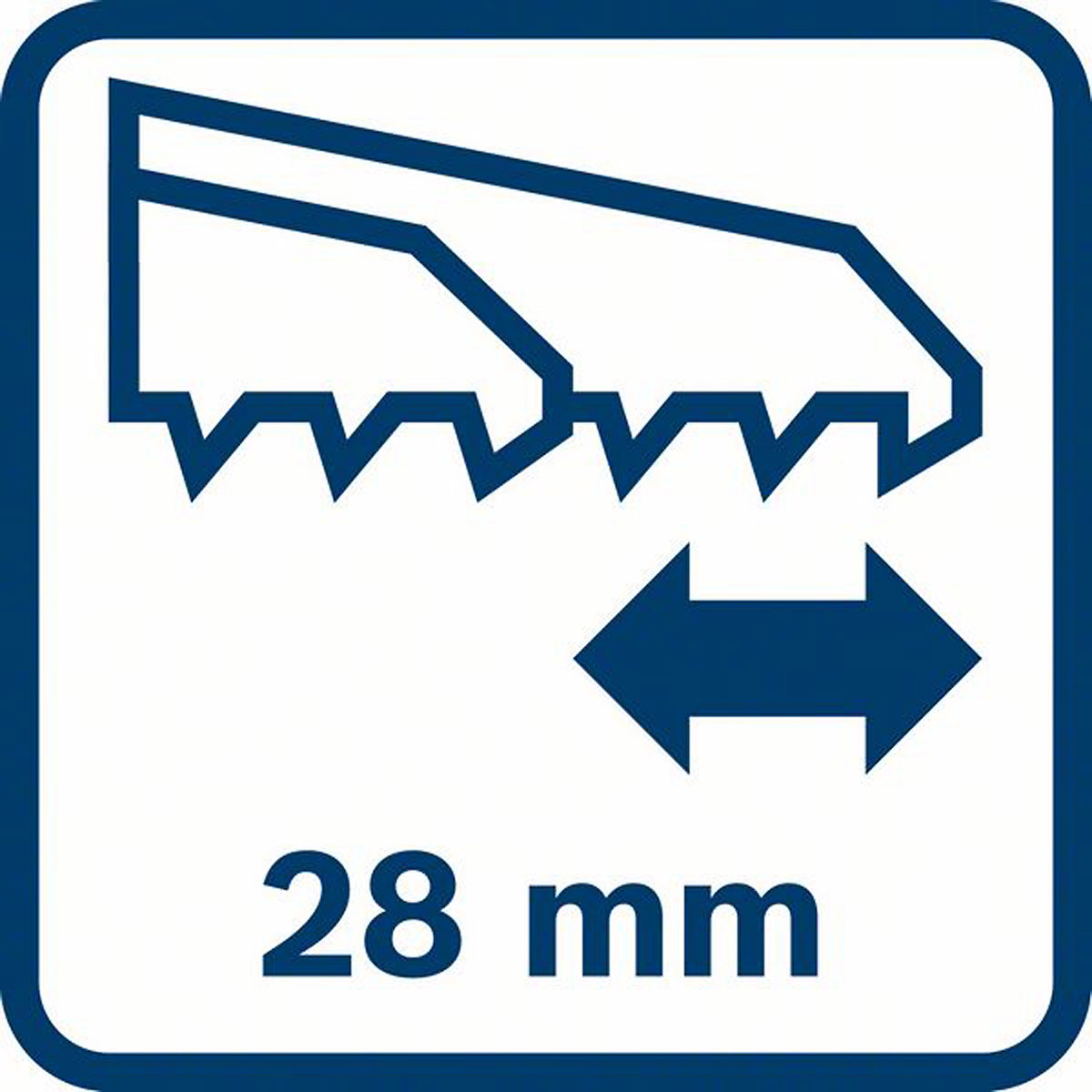 Bosch Akku-Säbelsäge BITURBO GSA 18V-28 mit Säbelsägeblatt Solo