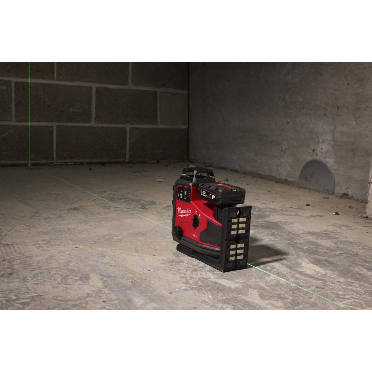 Milwaukee M12 3x 360° Akku-Laser M12A3PLO-401C