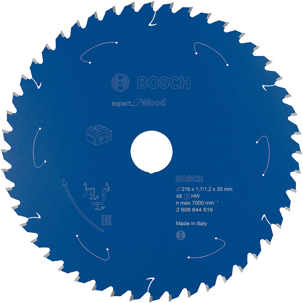 Bosch Akku-Kreissägeblatt Expert for Wood ø 216 mm