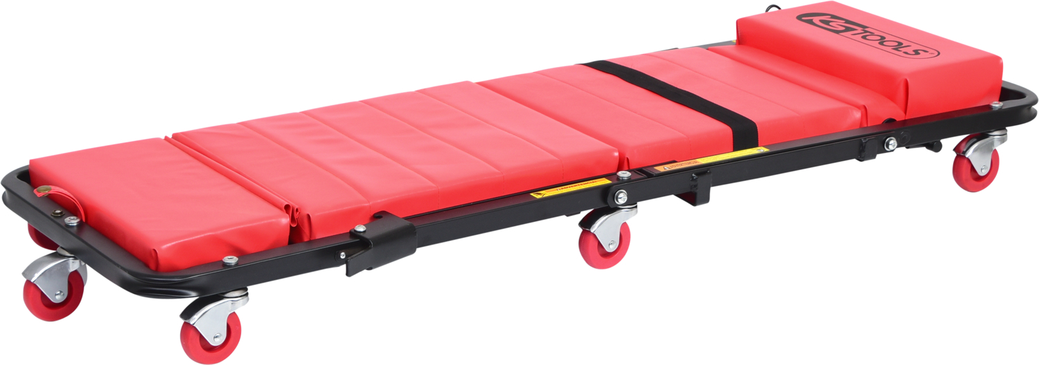 KS Tools Fahrbare Liege und Klappsitz, 1200x420mm