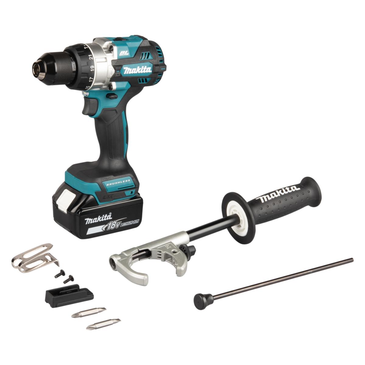 Makita Akku-Schlagbohrschrauber 18V, max 141 Nm, 0-2.100 min(-1)