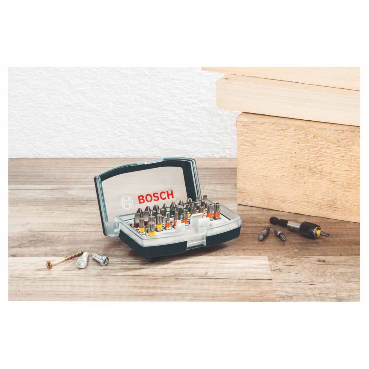 Bosch Schrauberbit blau, 32-teiliges Set