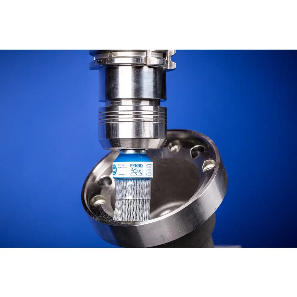 PFERD TOOLS COMPOSITE Pinselbürste PBUPR SiC-Filament Korn 120 stationär