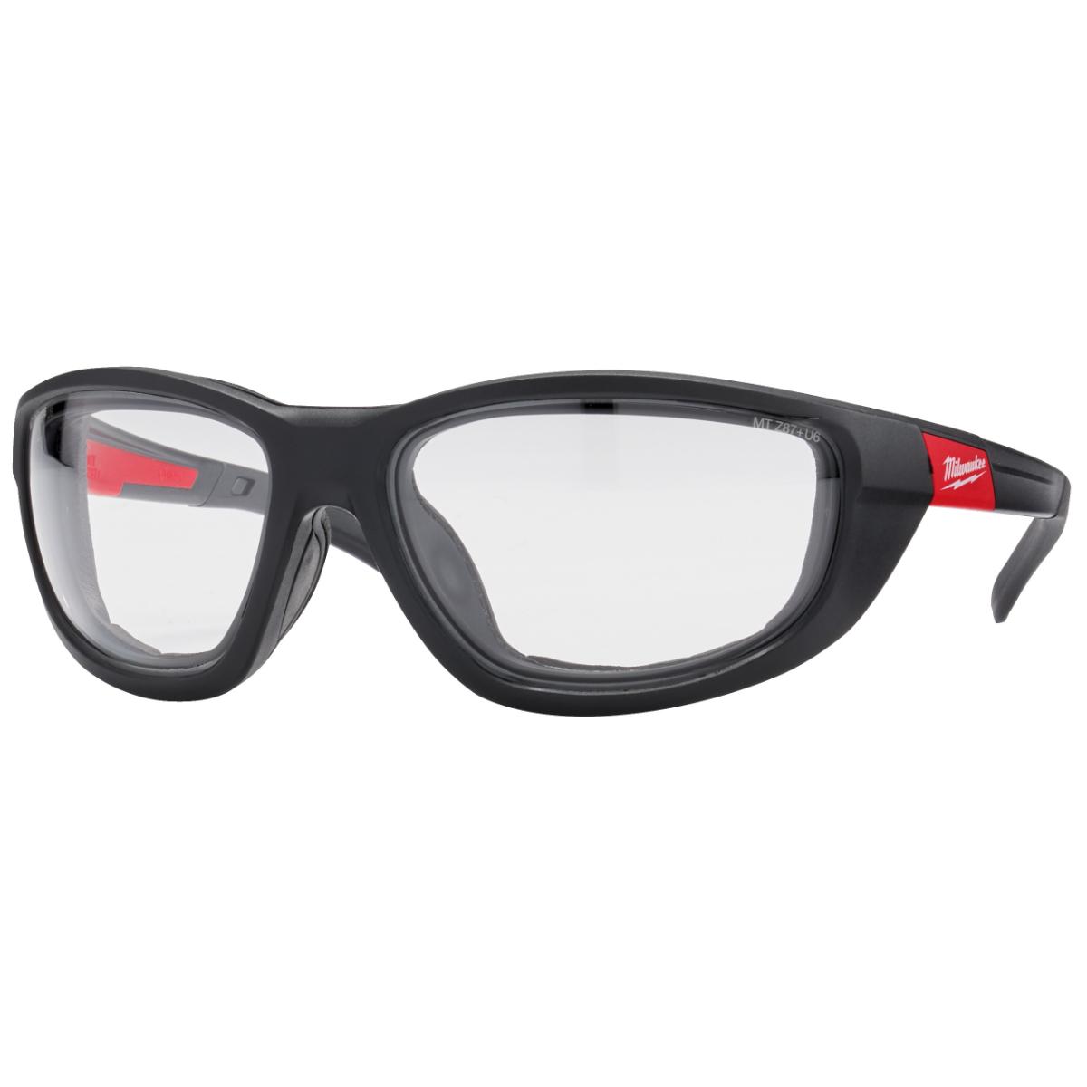 Milwaukee - High Performance PREMIUM Schutzbrille klar mit Schaumstoffauflage