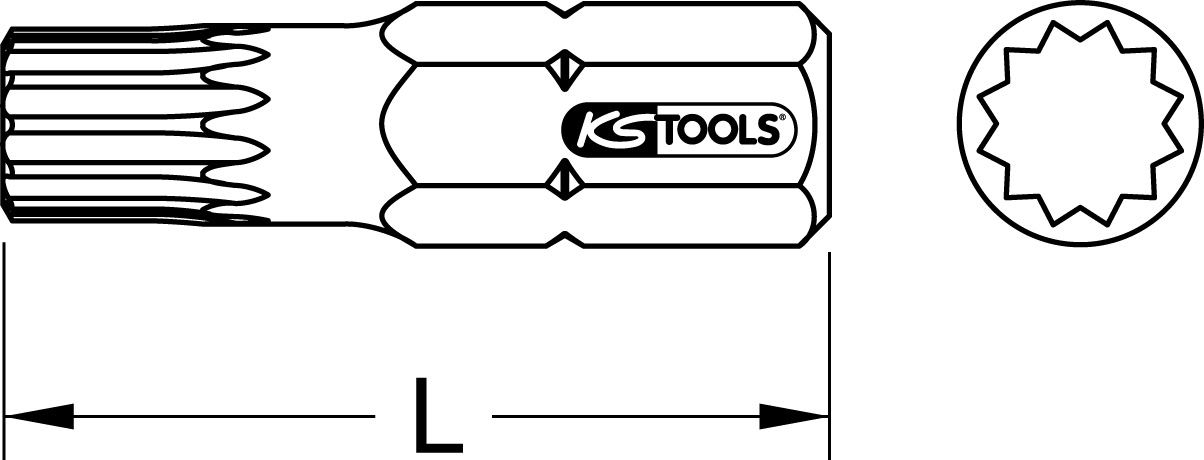 KS Tools 5/16" Bit
