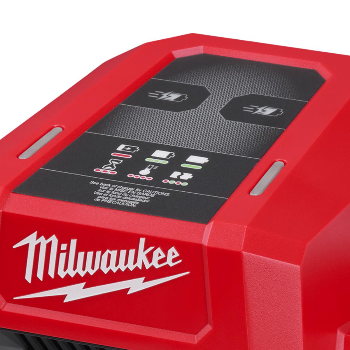 Milwaukee M18 Zweifach-Super-Schnellladegerät - M18DBSC