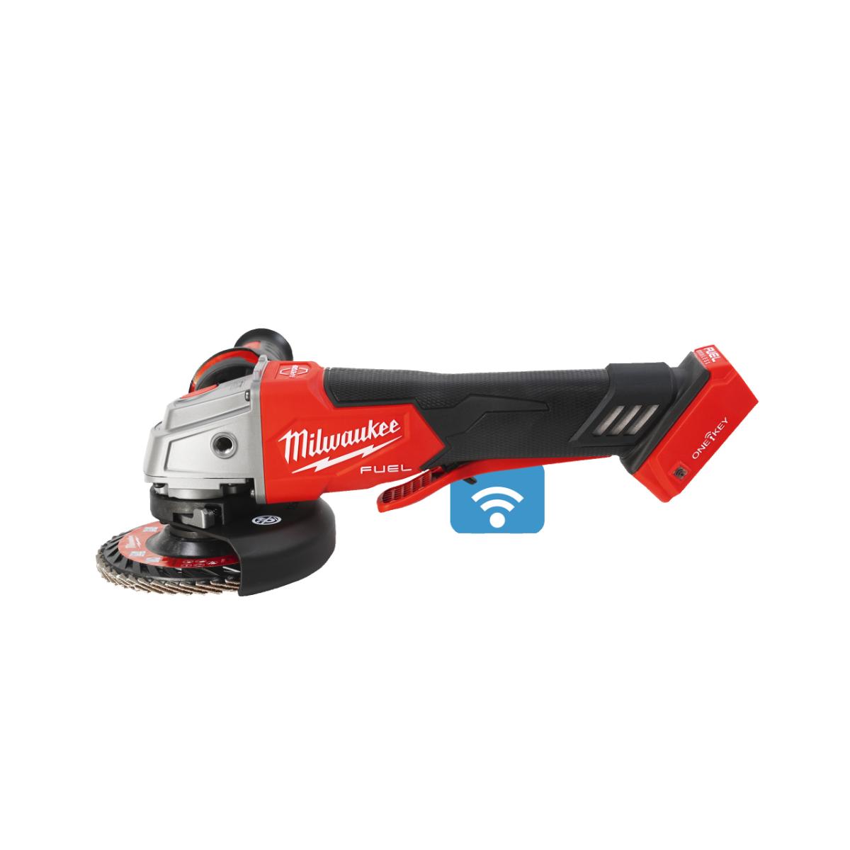 Milwaukee ONEKEY Akku-Sicherheits-Winkelschleifer M18 ONEFSAG125XPDB-0X