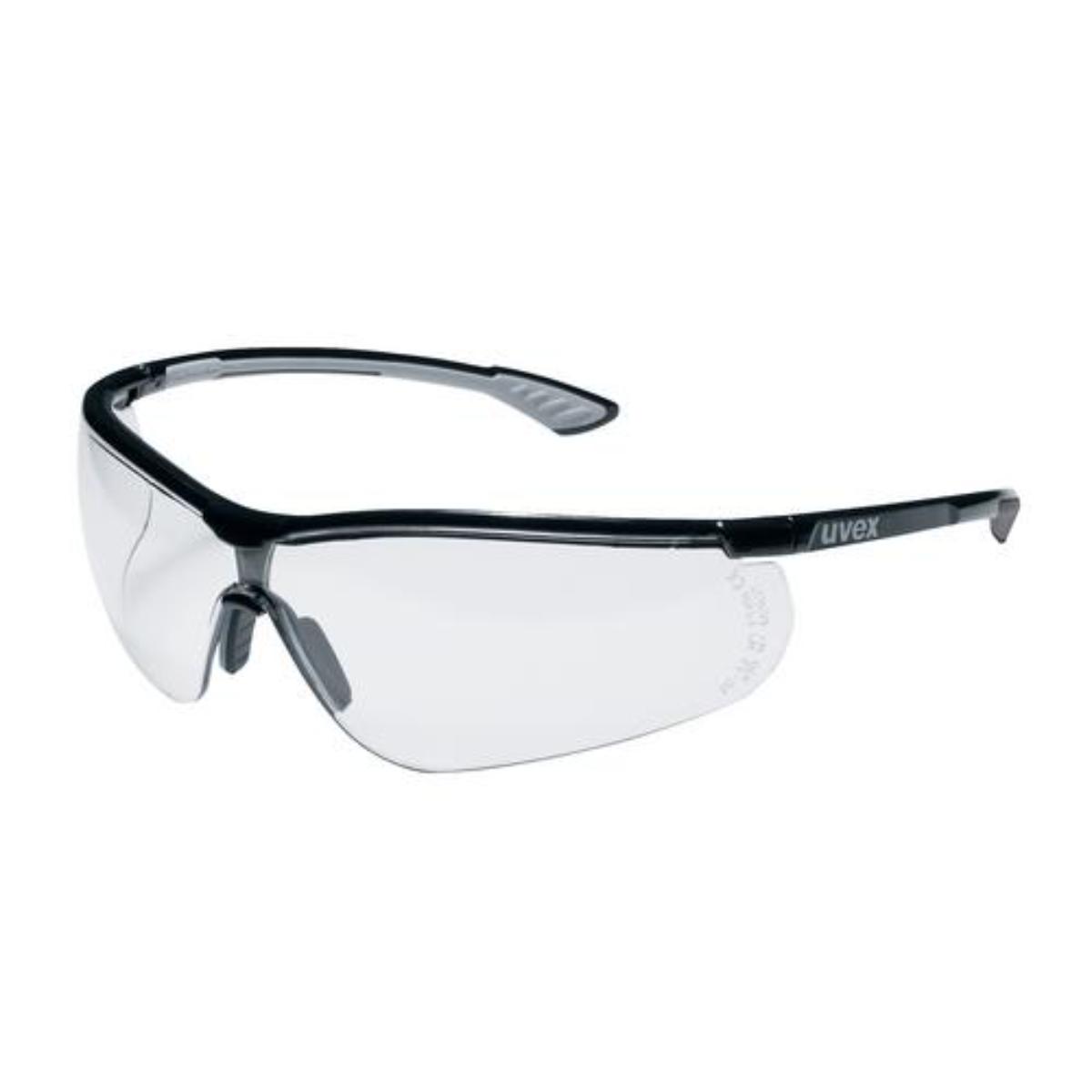 uvex Bügelbrille sportstyle schwarz, grau