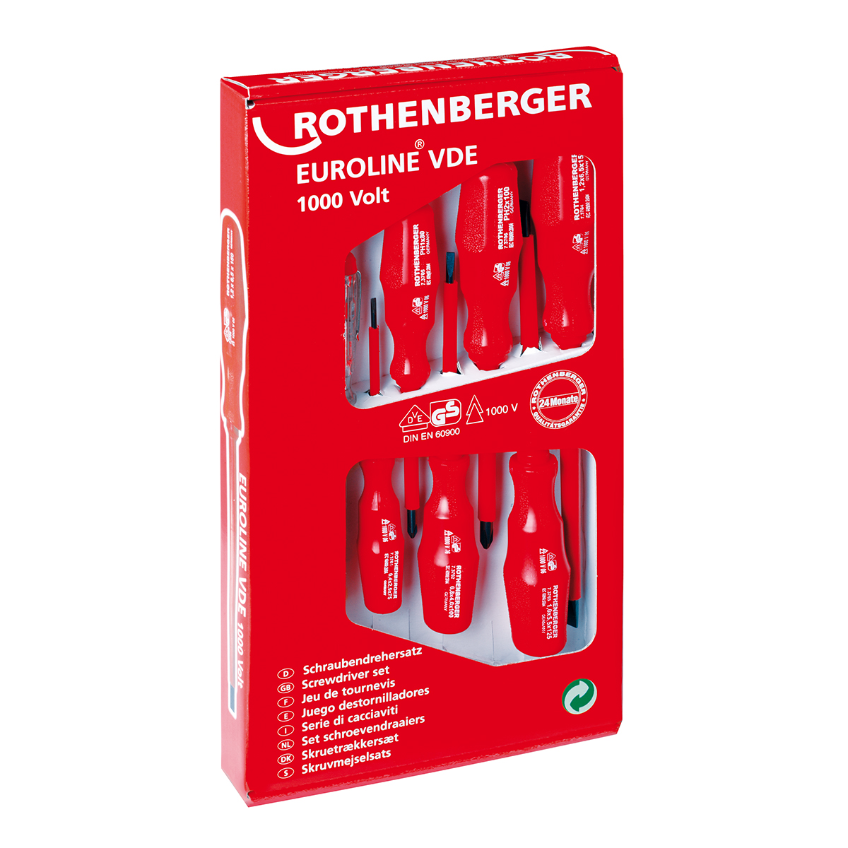 ROTHENBERGER Schraubendr VDE 7-teiliges Set