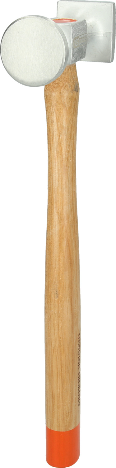 KS Tools Aluminium-Karosserie-Standard-Hammer gewölbter Kopf, rund-eckig